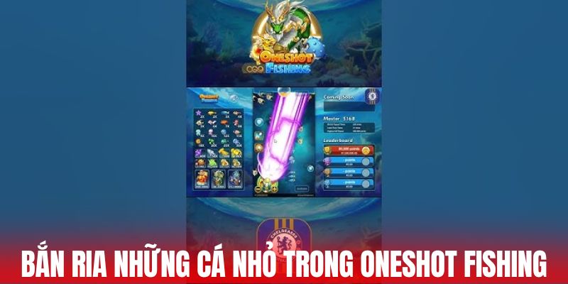 Bắn ria những cá nhỏ trong Oneshot Fishing
