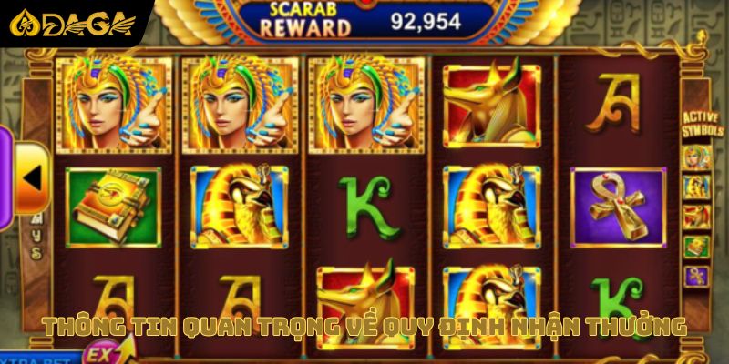 Quy định quan trọng về mức thưởng trong game