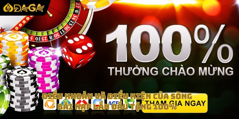Điều khoản và điều kiện của sòng bài nạp lần đầu tặng 100%